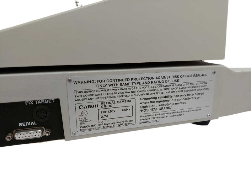 Canon Non-Mydriatic Retinal Camera Model: CR-DGi =