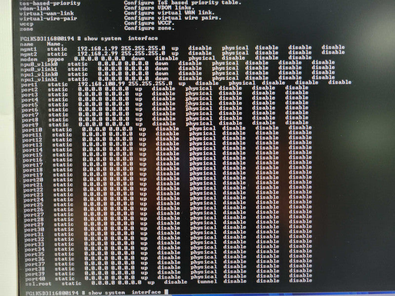 Fortinet Fortigate FG-1500D 1500D Firewall Security Appliance, Factory reset Q_
