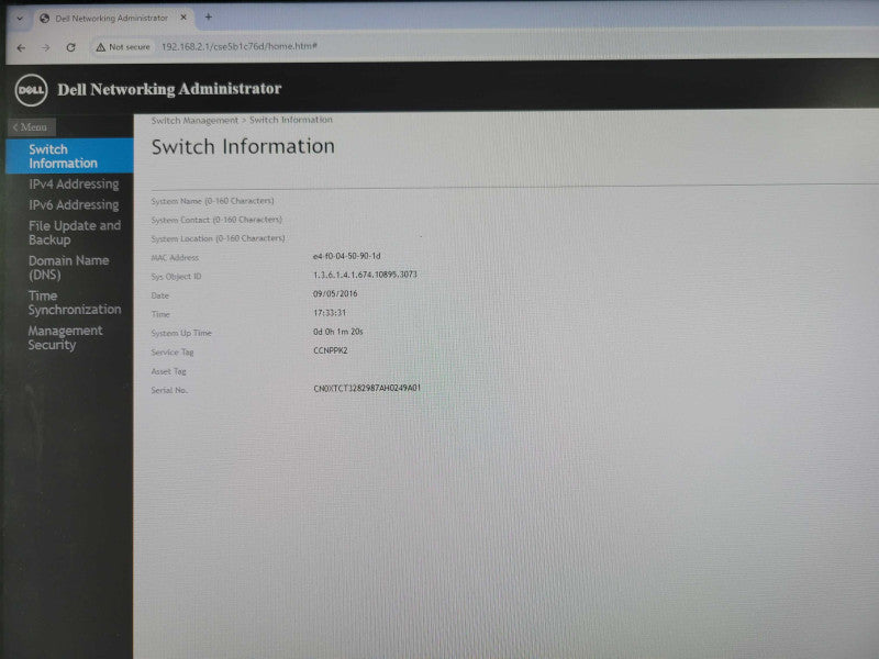 Dell X-Series X1052 48-Port Managed Gigabit Network Switch Q_
