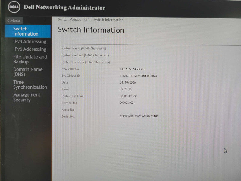 Dell X-Series X1052 48-Port Managed Gigabit Network Switch Q_