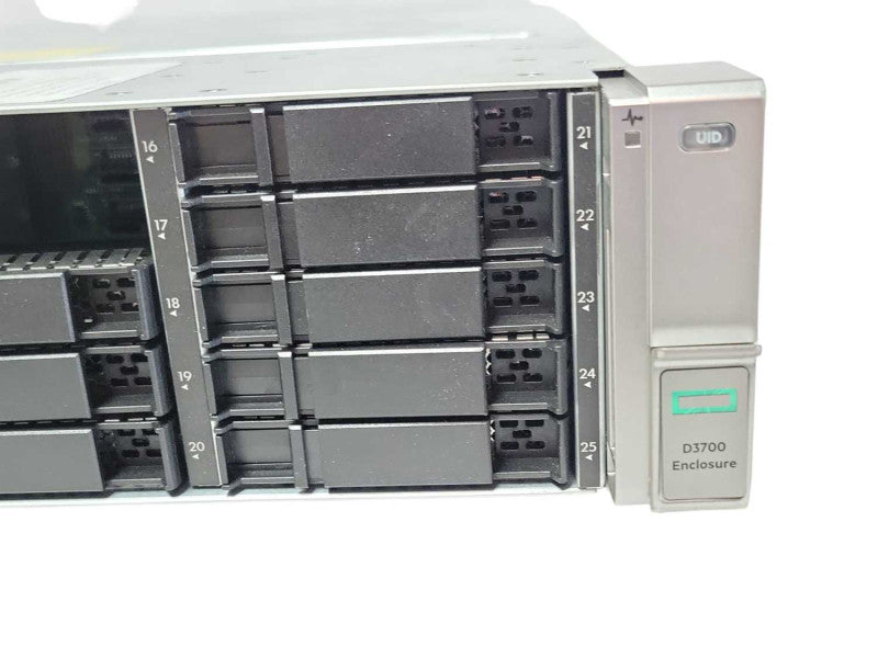 HP D3700 SAS Storage Array QW967A with 2x 2.5 SFF I/O Modules, 2x PSU _