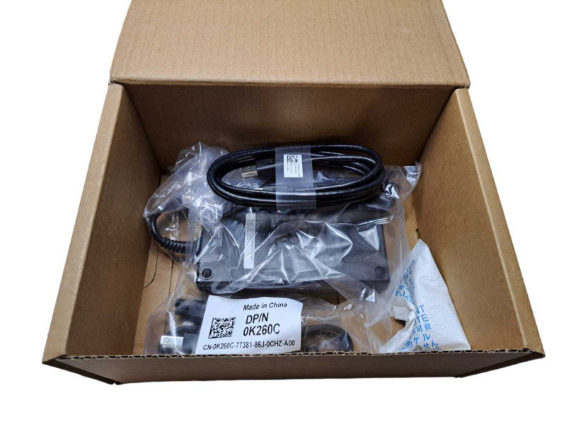 New | Dell WD15 Thunderbolt USB-C 4K Docking Station + 180W Power Adapter Q)