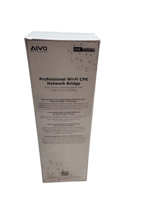 AVYCON ANCP3005Q Indoor/Outdoor Professional Wi-Fi CPE Network Bridge &