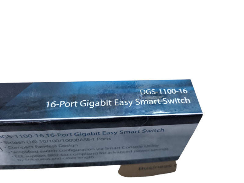 D-Link DGS-1100-16 16-Ports Rack-Mountable Gigabit Ethernet Switch &