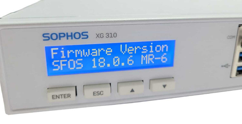 Sophos XG 310 Firewall Security Appliance, Factory reset _