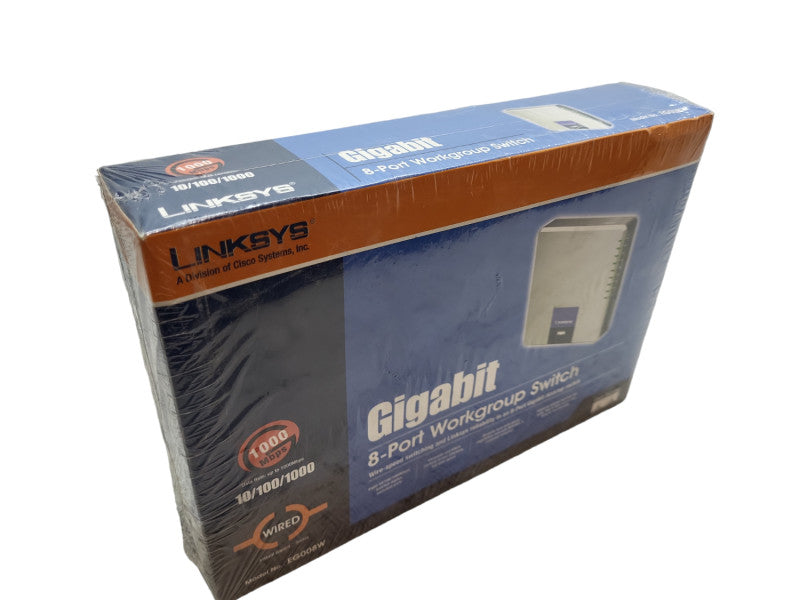 Linksys Instant Gigabit (EG008W) 8-Port Workgroup Switch &