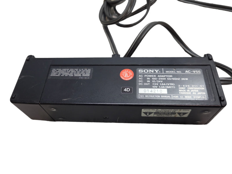 Vintage SONY AC-V55 AC Power Dual Adapter Battery Charger  &