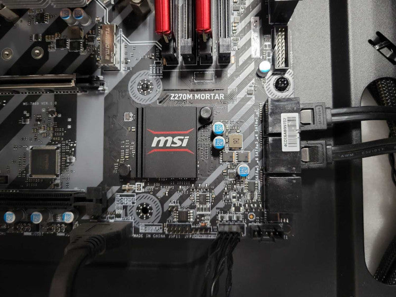Custom/MSI Z270M Mortar PC, Core I7-7700K 4.2GHz, 32GB DDR4, 750W PSU, READ _