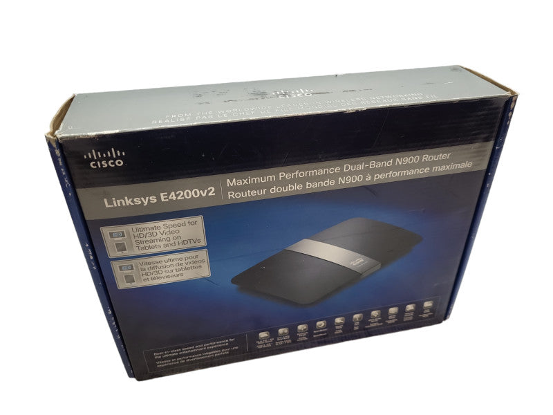 Linksys E4200v2  4-Port Gigabit Wireless N Router &