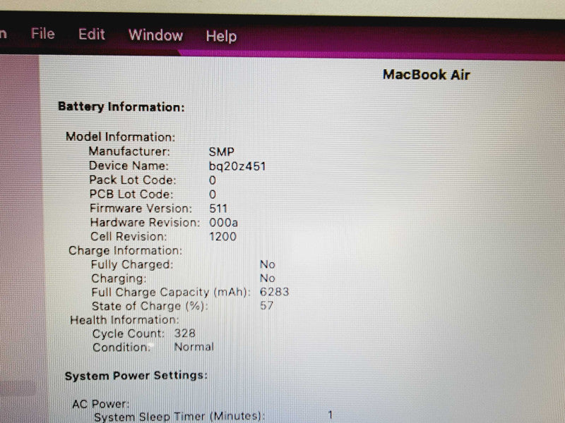 Apple Macbook Air 2015 13\\" Core i5-5250U @ 1.6GHz 4GB DDR3 250GB SSD (
