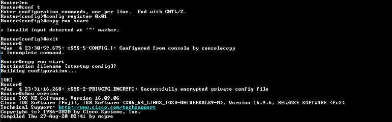Cisco ISR4331/K9 Enterprise Service Router | Factory Reset | No Clock Issue )