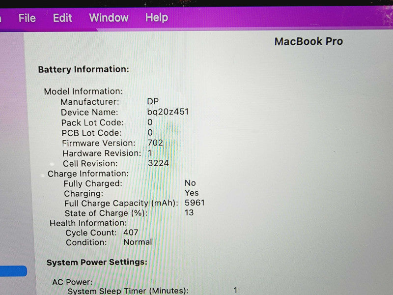 Apple Macbook Pro 2015 13\\" Core i7-5557U @ 3.1GHz 16GB DDR3 500GB SSD [Read] (