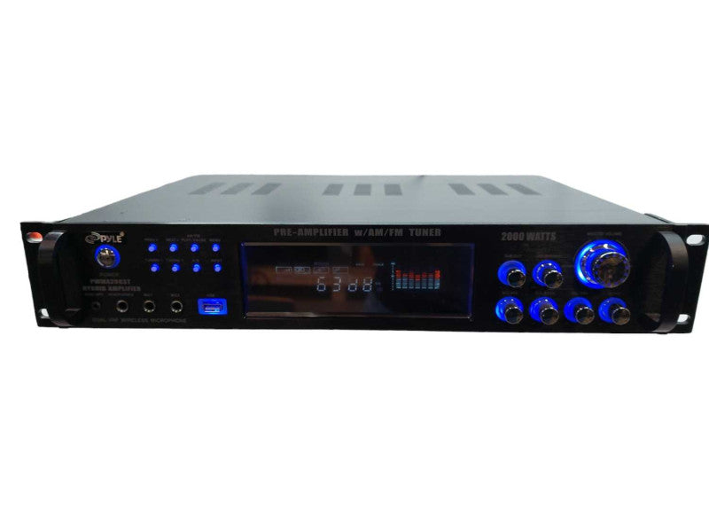 Pyle Pre-Amplifier 2000W w/AM/FM Tuner Model: PWMA2003T â