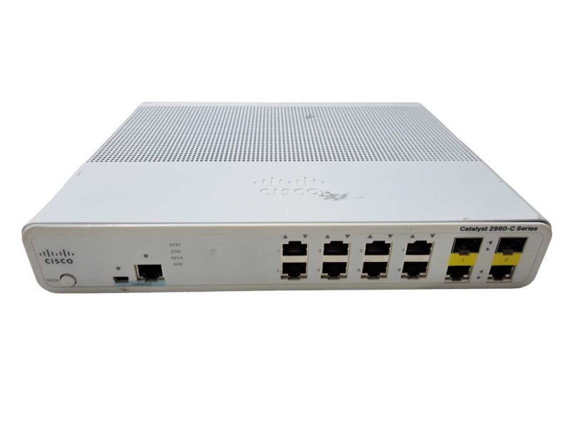 Cisco WS-C2960C-8TC-L 8 Port Fast Ethernet Compact Switch | Factory Reset )