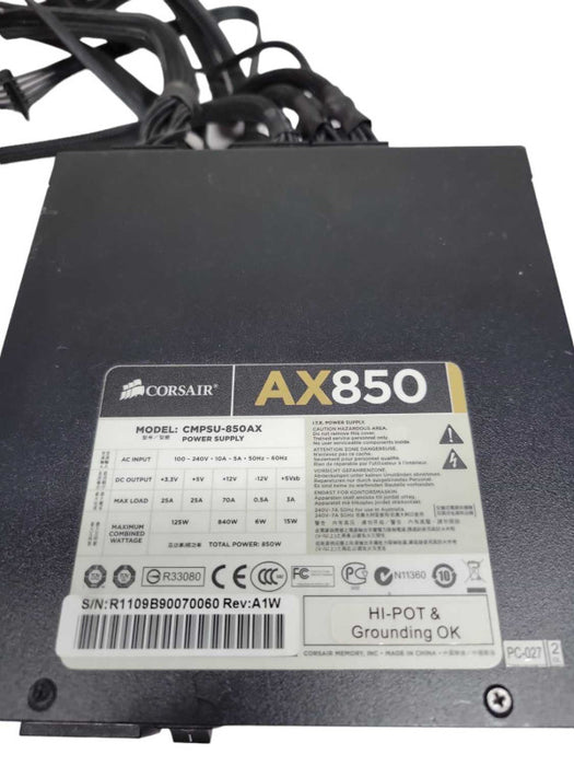CORSAIR AX850 - 850W Modular PSU %