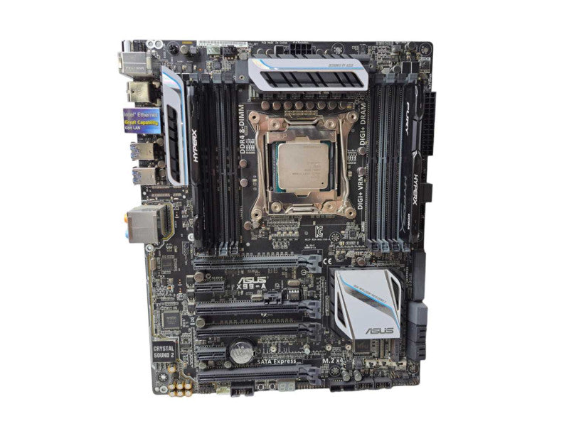Asus X99-A Motherboard + i7-5820K @ 3.30GHz HyperX 16GB DDR4 2400MHz )
