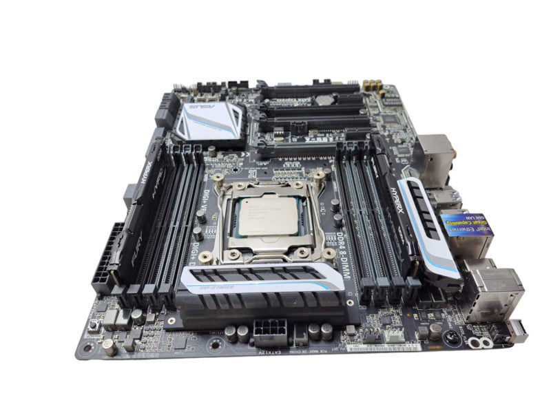 Asus X99-A Motherboard + i7-5820K @ 3.30GHz HyperX 16GB DDR4 2400MHz )