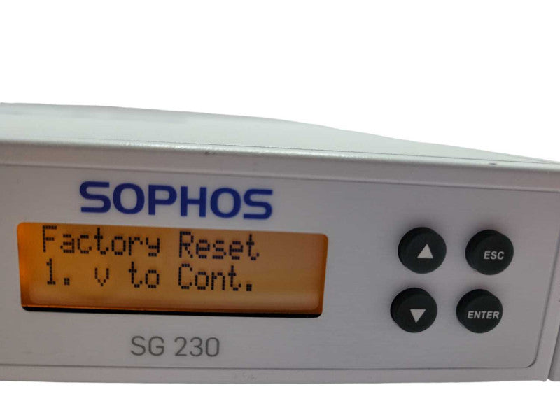 Sophos SG 230 rev.1 Security Appliance Firewall w/ FlexiPort Module 8 Port
