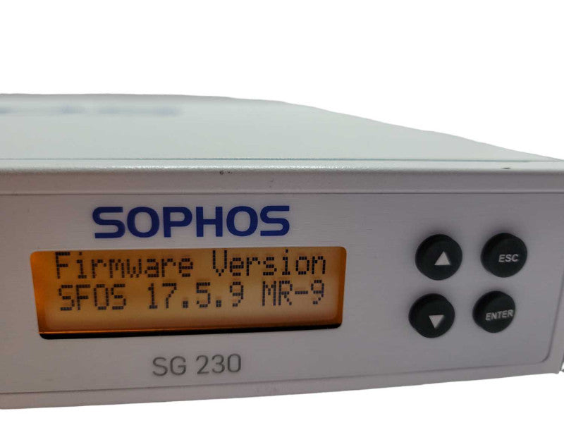 Sophos SG 230 rev.1 Security Appliance Firewall w/ FlexiPort Module 8 Port