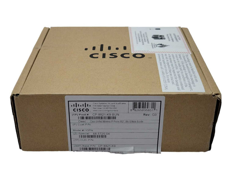 New Open-Box Cisco 8821 Wireless IP Phone CP-8821-K9-BUN _