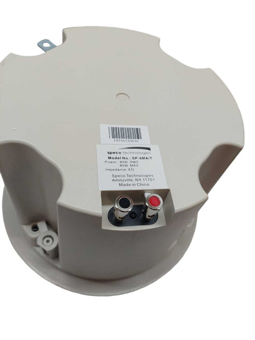 Speco Technologies 6.5\\\\\\" Ceiling Speaker Model: SP-6MA/T =