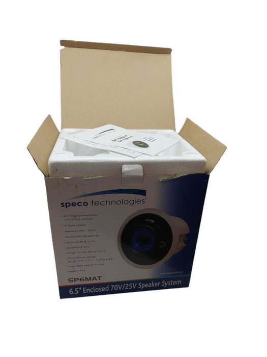 Speco Technologies 6.5\\\\\\" Ceiling Speaker Model: SP-6MA/T =