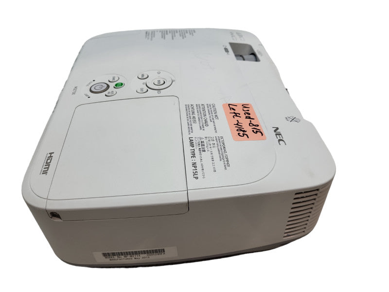 NEC NP-M271X 3LCD XGA Projector 2700 Lumens- 815 Hours &