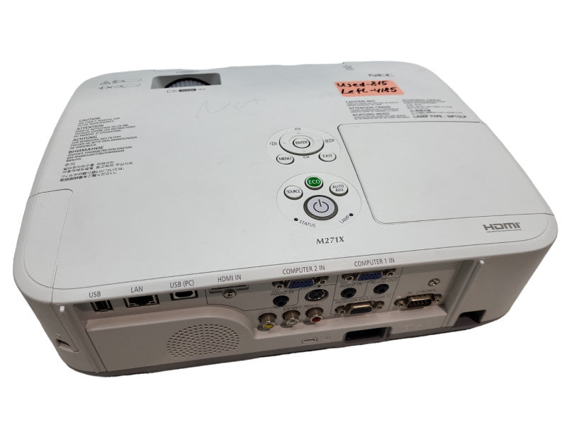 NEC NP-M271X 3LCD XGA Projector 2700 Lumens- 815 Hours &