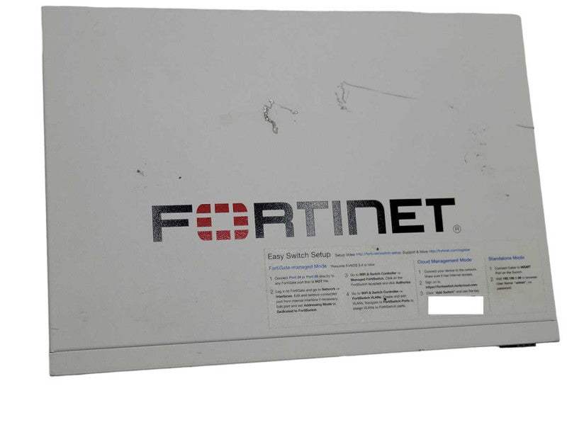 Fortinet FortiSwitch 24xGE LAN port FS-224E-P, Factory reset, READ Q_