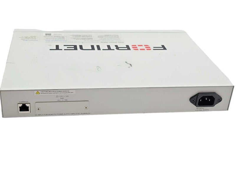 Fortinet FortiSwitch 24xGE LAN port FS-224E-P, Factory reset, READ Q_