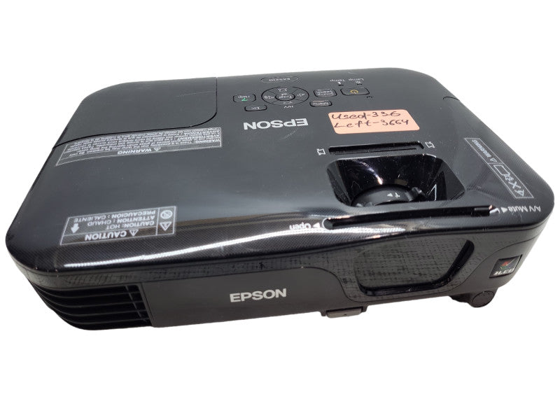 EPSON EX5210 PROJECTOR - MODEL H429A 336 Lamp Hours &