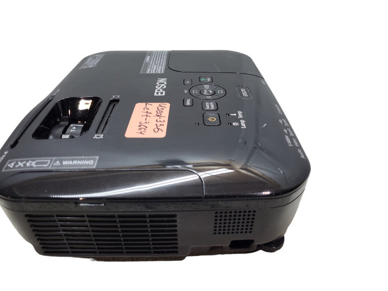 EPSON EX5210 PROJECTOR - MODEL H429A 336 Lamp Hours &