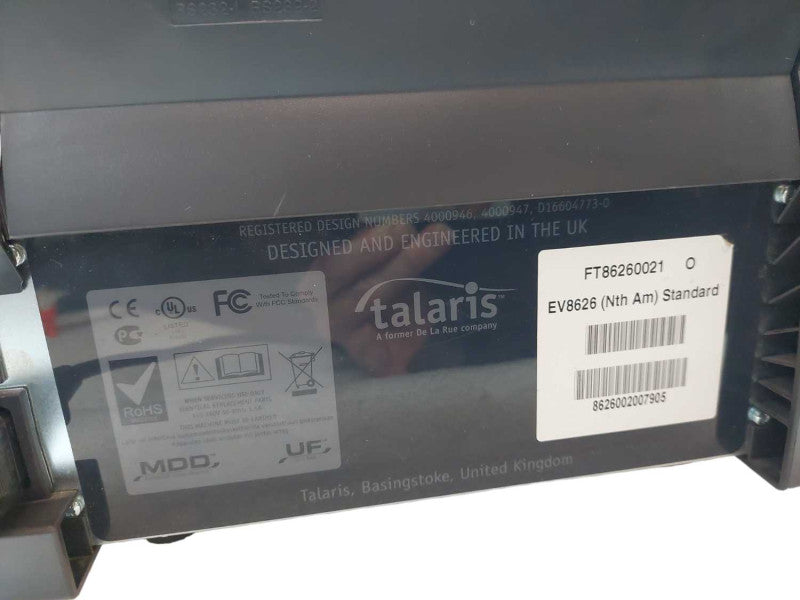 Talaris Model: EV8626 Nth Am Standard Bill Counter Q=