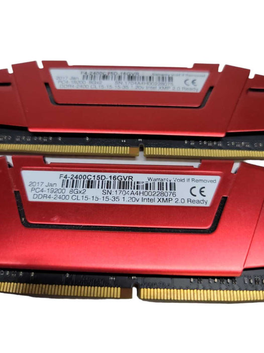 G.SKILL RIPJAWS 2x8GB DDR4 2400Mhz CL15-15-15 (16GB KIT) %