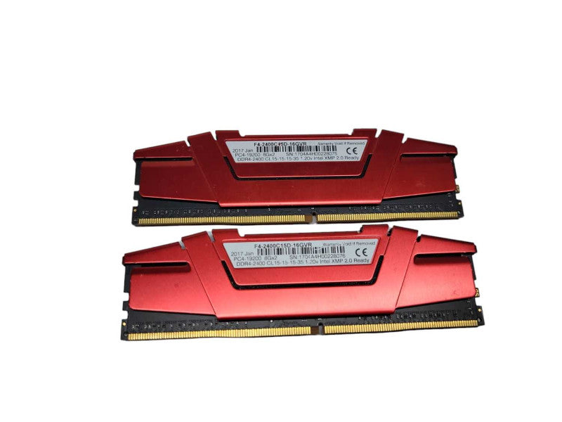 G.SKILL RIPJAWS 2x8GB DDR4 2400Mhz CL15-15-15 (16GB KIT) %