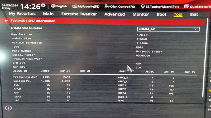 G.SKILL RIPJAWS 2x8GB DDR4 2400Mhz CL15-15-15 (16GB KIT) %