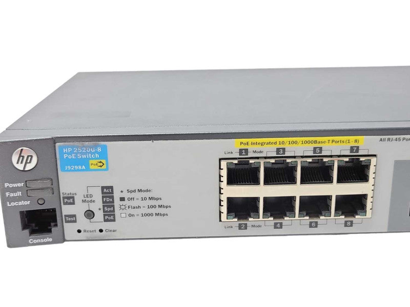 HP 2520G-8-POE J9298A 8-Ports managed switch _