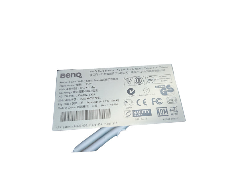 BenQ MX511 Projector 2,700 Lumens PC 3D Ready &