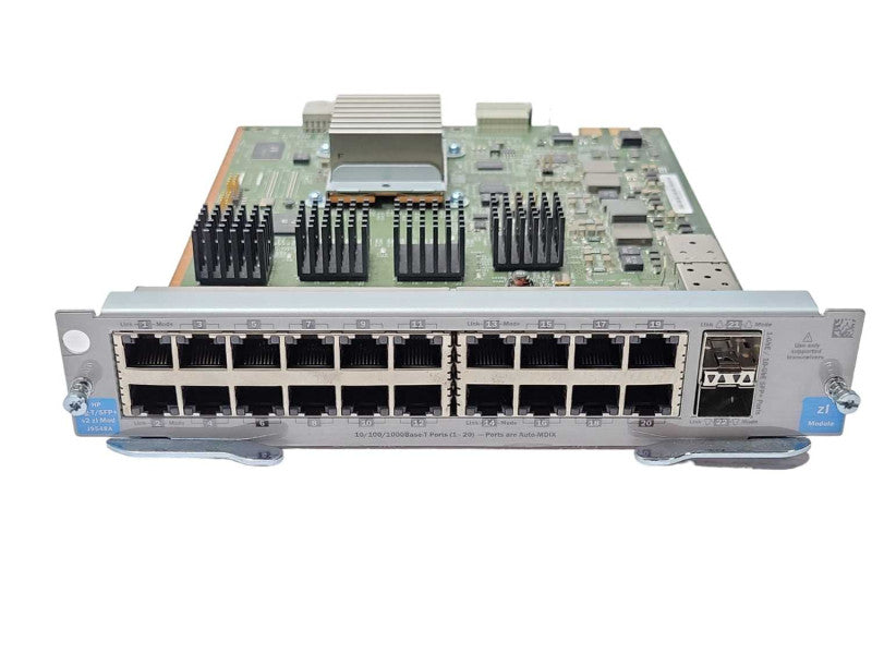HP 20-PORT GIG-T/SFP+ V2 ZL MODULE J9548A 2-PORT SFP+  _