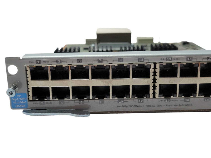 HP 20-PORT GIG-T/SFP+ V2 ZL MODULE J9548A 2-PORT SFP+  _