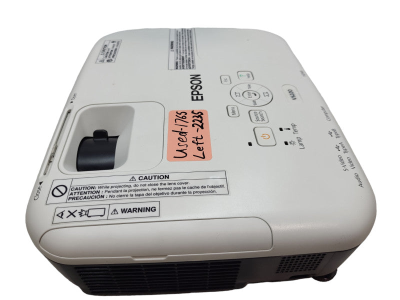 Epson VS220 3LCD Projector Portable 2700 Lumens H592A HD HDMI  &