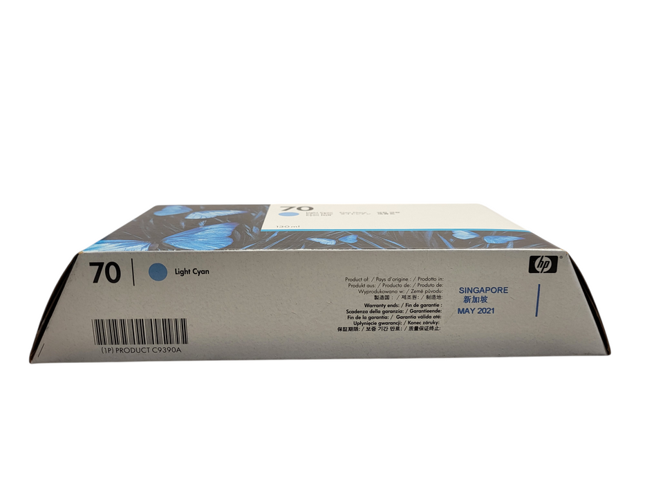 HP 70 Light Cyan Ink 130ml DesignJet C9390A New Q$