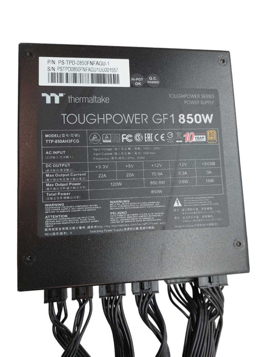 Thermaltake ToughPower GF1 850W Power Supply  â