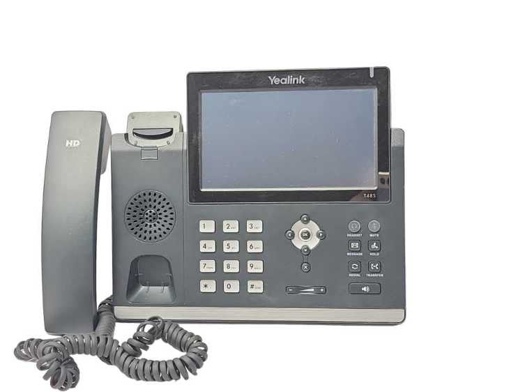 Yealink Ultra-elegant Gigabit IP Phone SIP-T48S with Hand set, Factory reset Q_