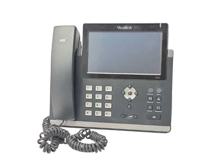 Yealink Ultra-elegant Gigabit IP Phone SIP-T48S with Hand set, Factory reset Q_