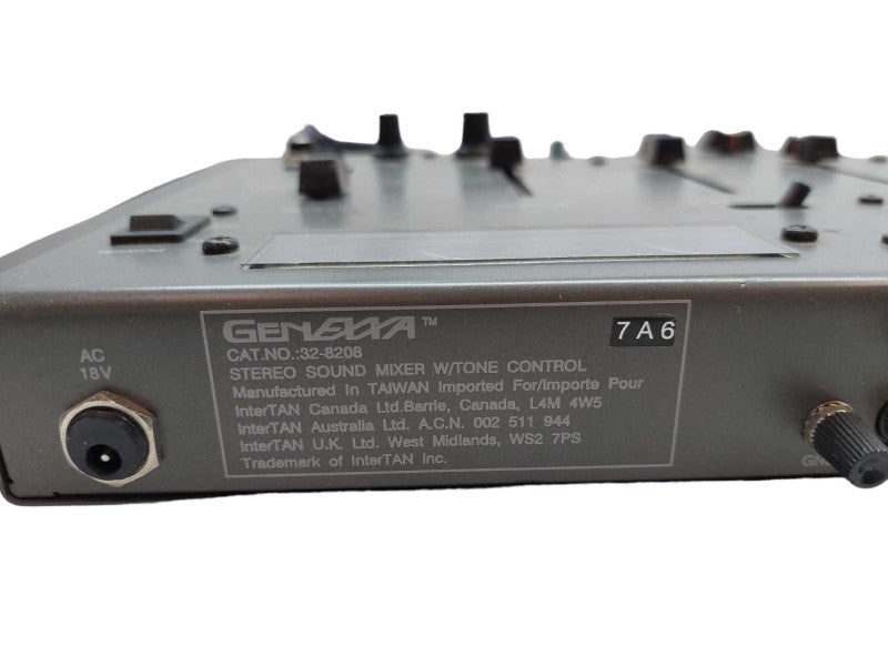 GenExxa Stereo Sound Mixer Cat.No.32-8208 =