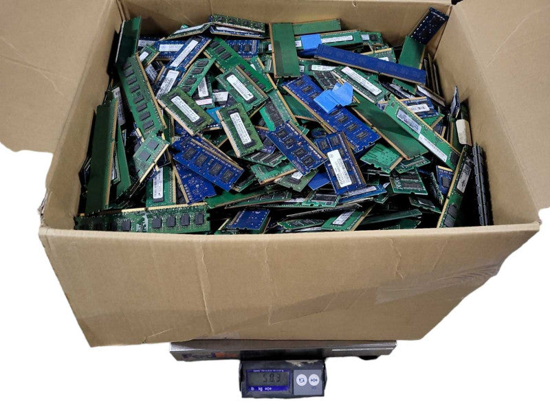 Scrap Non-Heat sink RAM/Memory 58.3lb/26.4KG AS-IS READ $