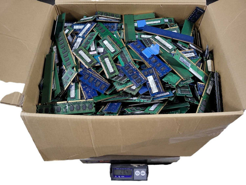 Scrap Non-Heat sink RAM/Memory 58.3lb/26.4KG AS-IS READ $