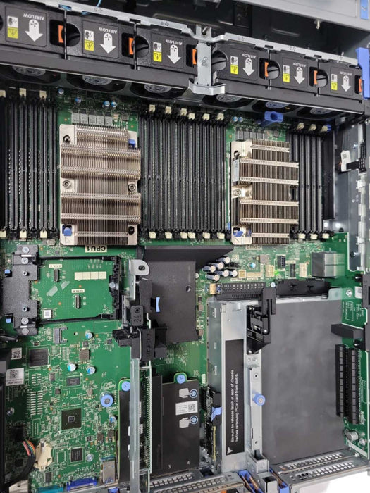 Dell PowerEdge R740 Chasis with 2x PSU, No RAM/HDD/CPU/RAID Controller, READ _