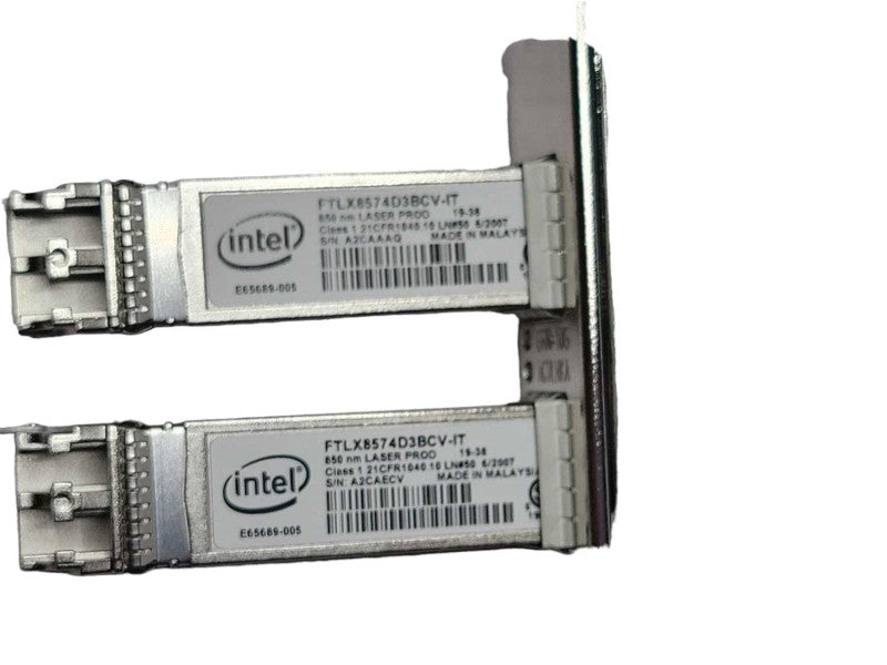 Dell Intel X520-DA2 Dual Port 10Gb SFP+ Network Adapter 0XYT17 w/ 2x SFPs Q_
